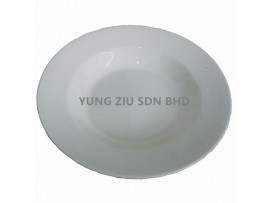 7^CERAMICS PLATE(81258)(WHITE)